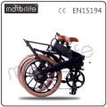 MOTORLIFE / OEM marca EN15194 36 v 250 w bicicleta elétrica, dobrando ebike, bicicleta do motor com cesta